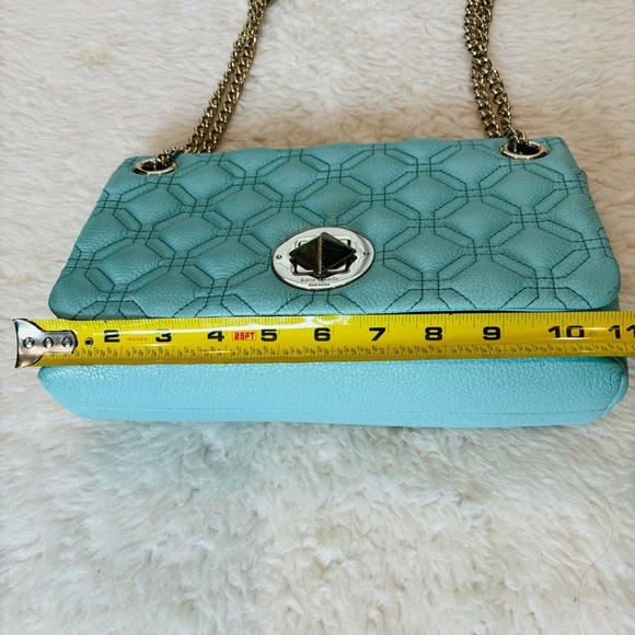 Kate Spade NY Natalia Flap Grain Leather Small Shoulder/Crossbody Bag 11”x6.5”x3 - Picture 8 of 16